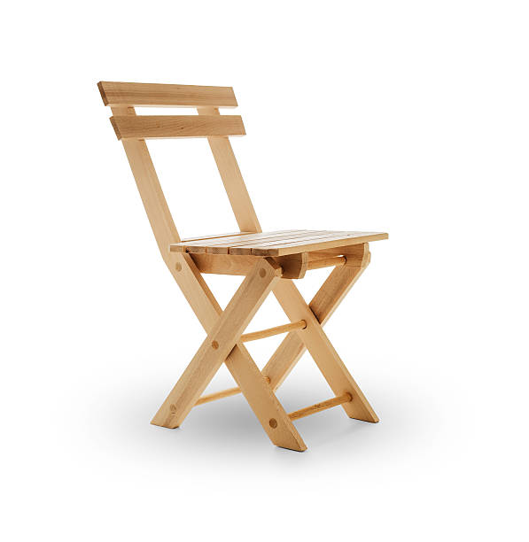 istock Wooden folding chair 495732613