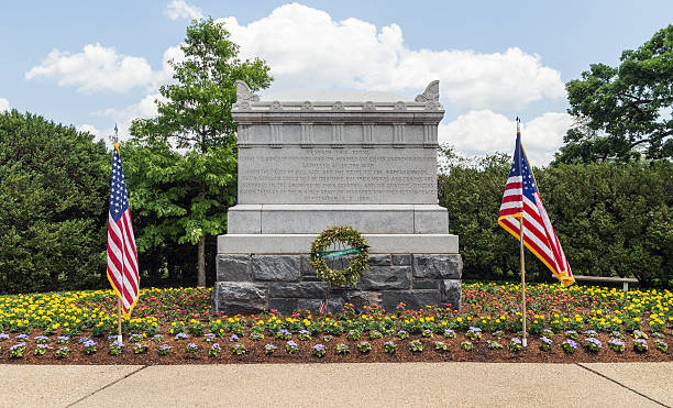 arlington national cemetery-bürgerkrieg unknowns monument - tomb tomb of the unknown soldier arlington national cemetery place of burial stock-fotos und bilder