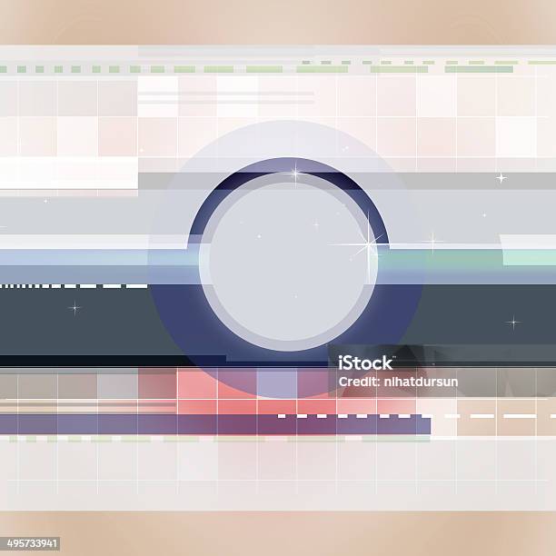 Дизайн Красочный Фон С Круг — стоковые фотографии и другие картинки Абстрактный - Абстрактный, Без людей, Иллюстрация