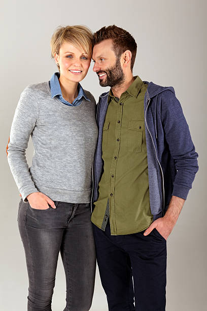 istock Attractive young couple standing together 495734871