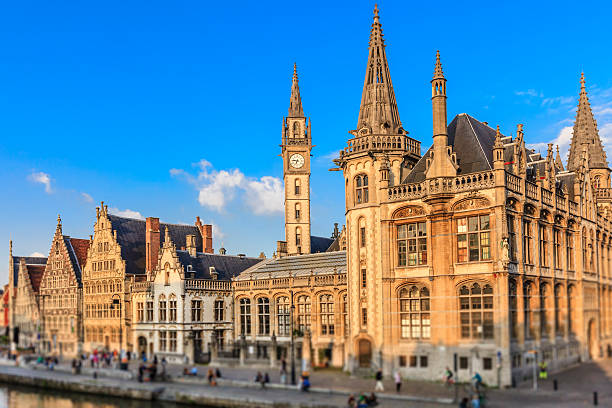 istock Ghent - The Graslei, Belgium 495735104
