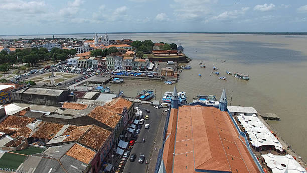 istock Aerial view of Belem Harbor, Brazil 495735146