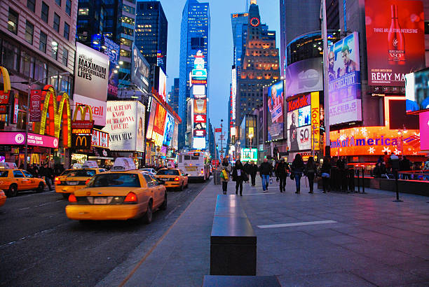 times square em nova iorque - eastman kodak company imagens e fotografias de stock