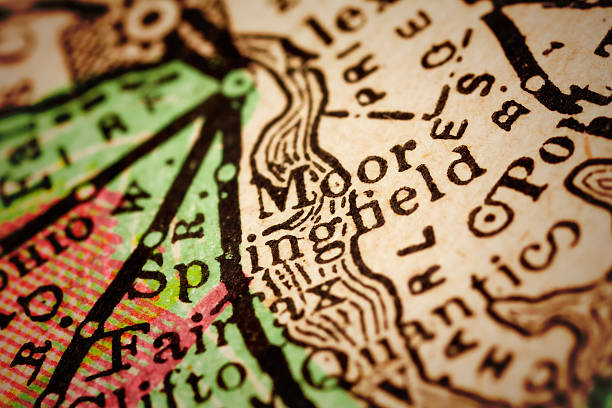 istock Springfield | Virginia on an Antique map 495739560
