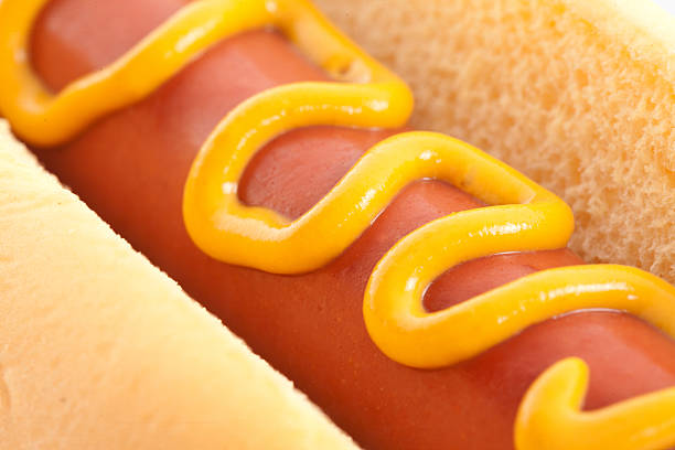 istock Hot Dog With Mustard 495740074