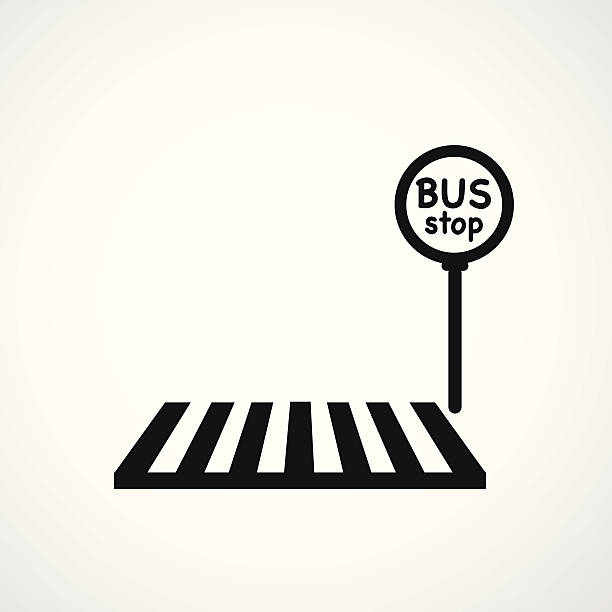 バス停のアイコン - coach bus illustrations点のイラスト素材／クリップアート素材／マンガ素材／アイコン素材