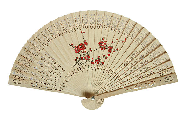 istock Chinese traditional folding fan 495745685