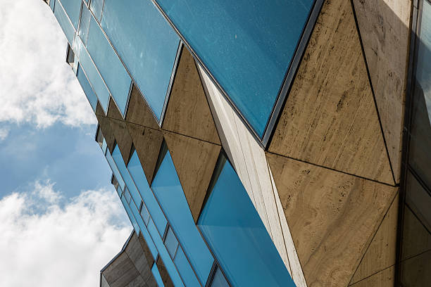 istock Modern office architecture in glass, steel and marble 495746239