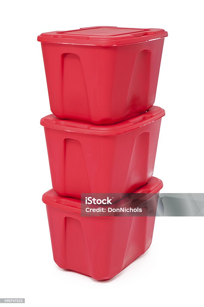 Three Storage Containers Stock Photo - Download Image Now - Box -  Container, Container, Crate - iStock