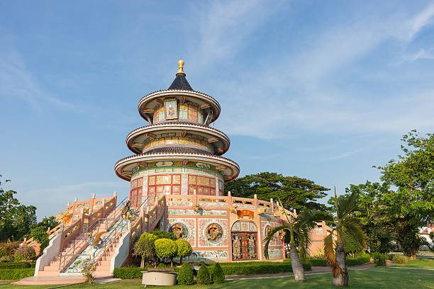 istock Chinese pagodas in Thailand 495750533