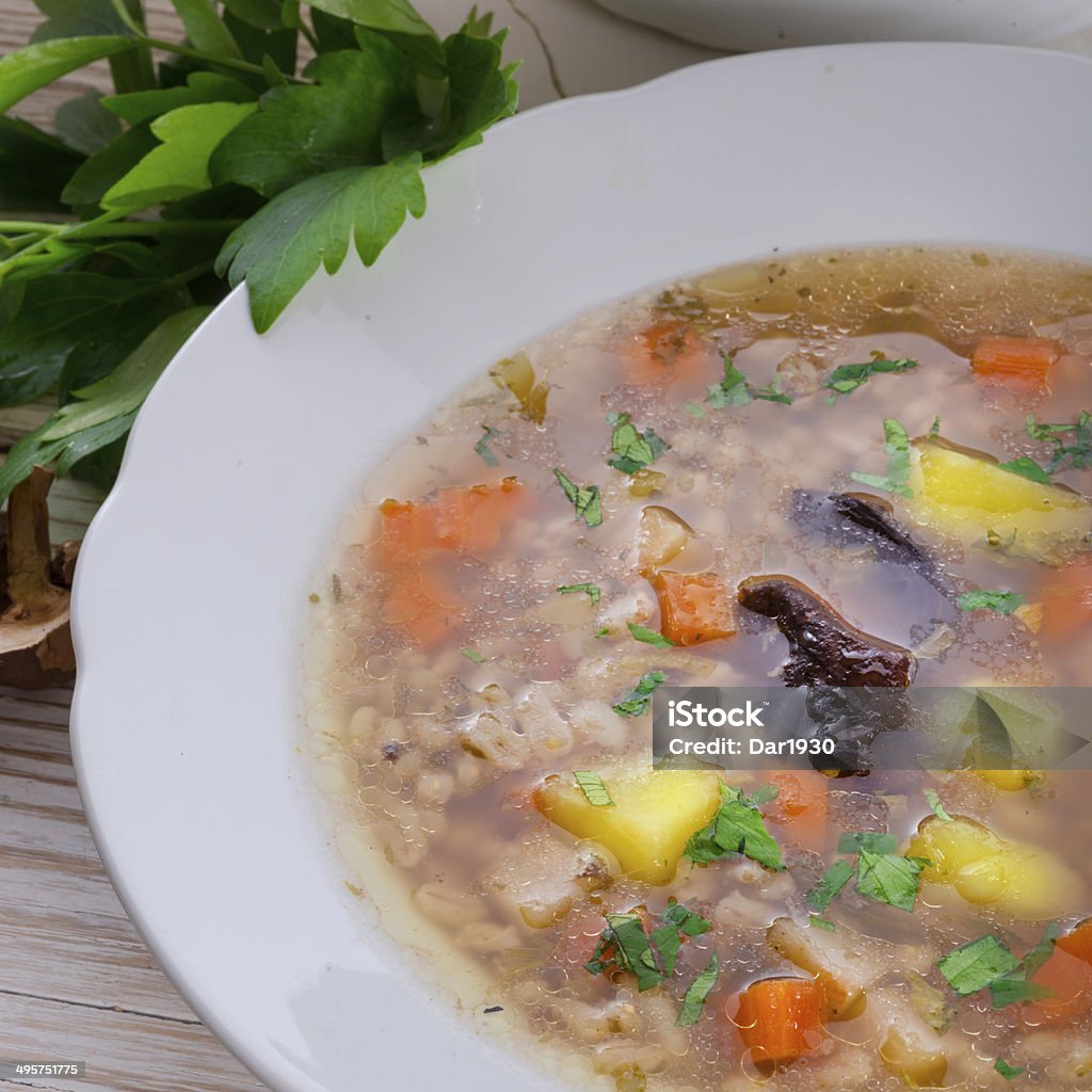 Krupnik,   vernis Soupe d'orge et de perle - Photo de Aliment libre de droits