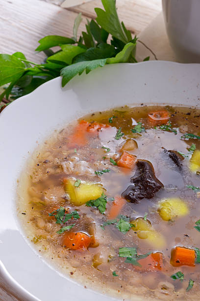 istock Krupnik - Polish Pearl Barley Soup 495751785