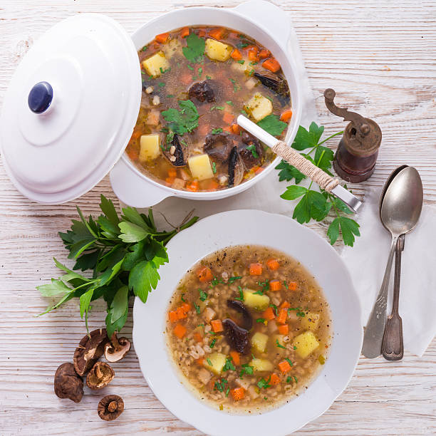 istock Krupnik - Polish Pearl Barley Soup 495751791