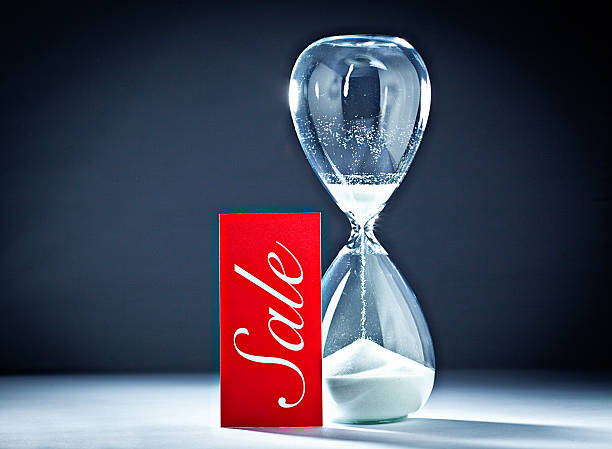 istock Retail Sale Deadline with Countdown Time Running Out 495752078