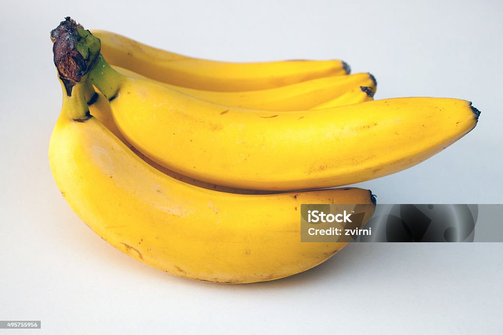 Bunch of bananas Bunch of bananas on a white background 2015 Stock Photo