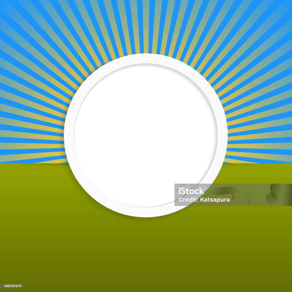 Round Rays Vector Round Design Element With Rays Stock Illustration - Download Image Now ...