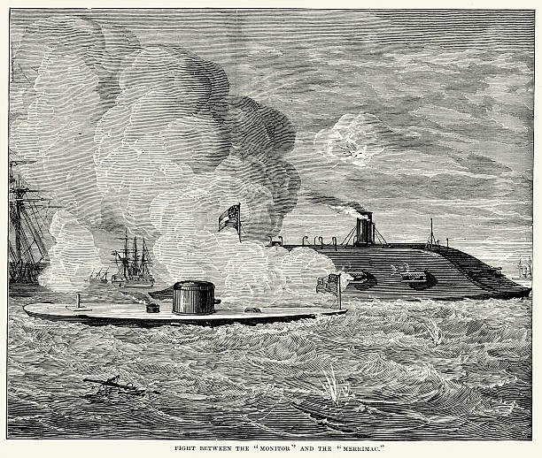 American Civil War - Battle of Hampton Roads The Battle of Hampton Roads, often referred to as either the Battle of the Monitor and Merrimack (or Virginia) or the Battle of Ironclads, was the most noted and arguably most important naval battle of the American Civil War from the standpoint of the development of navies. ironclad stock illustrations