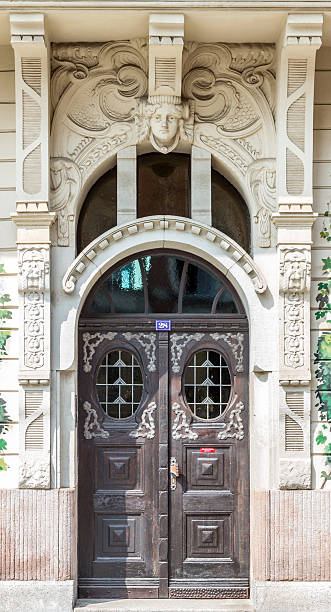istock Art nouveau door 495761036