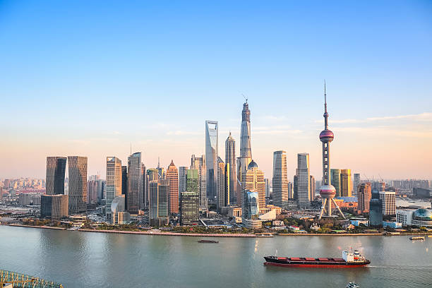 istock shanghai skyline in a beautiful dusk 495761539