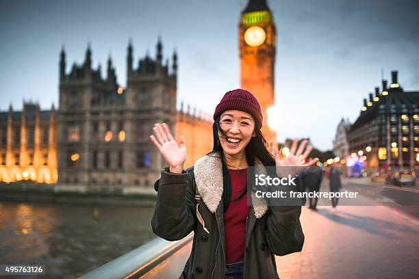 Chinese Backpacker Traveling In London Stock Photo - Download Image Now - London - England, Student, Asian and Indian Ethnicities
