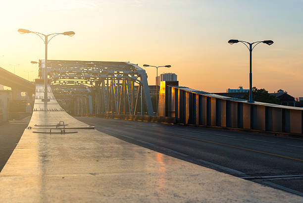 istock Bangkok morning road view on weekend 495764962