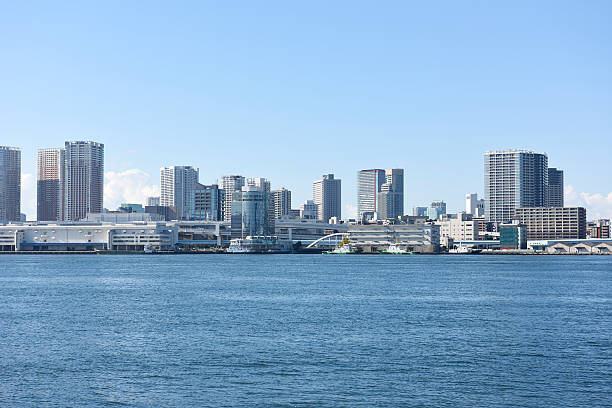 istock View from Tokyo Bay at urban skyline against clear sky 495772390