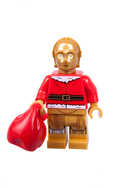 c3-po bożym narodzeniem lego minifigure - c 3po zdjęcia i obrazy z banku zdjęć