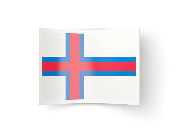 istock Bent icon with flag of faroe islands 495774640