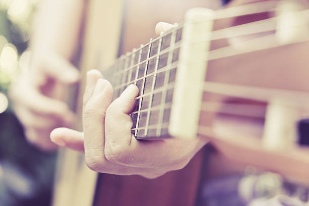 istock Man playing his acoustic guitar 495774668
