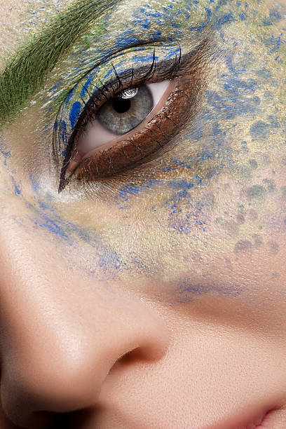 istock Very beautiful and colorful makeup. 495778212