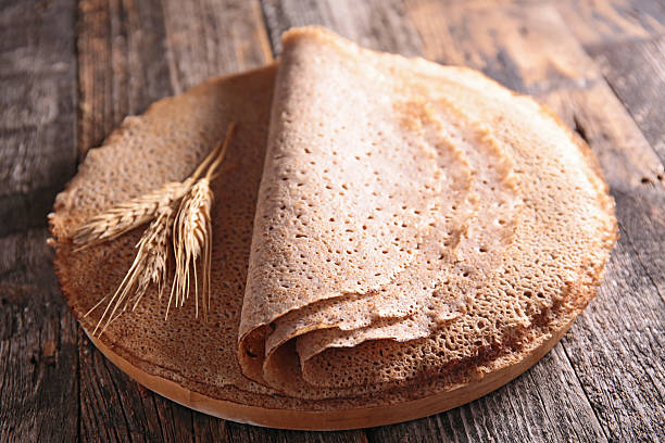 buckwheat crepe buckwheat crepe galette stock pictures, royalty-free photos & images
