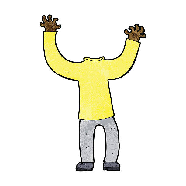 Cartoon Headless Body Stock Illustration - Download Image Now - Adult,  Bizarre, Cheerful - iStock