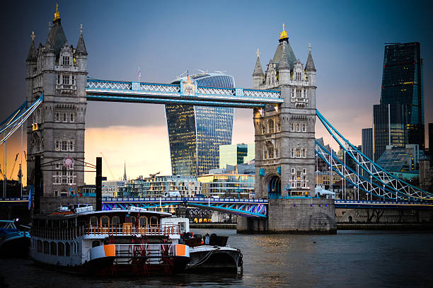 istock Tower Bridge during sunset - London, UK 495781862