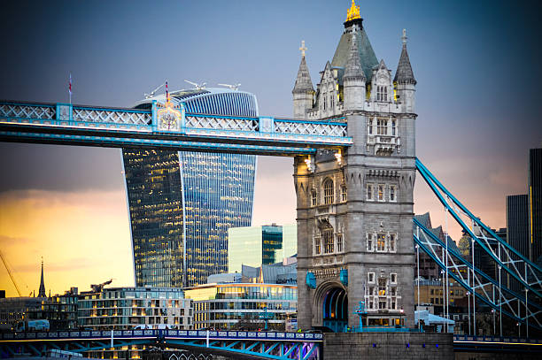 istock Tower Bridge during sunset - London, UK 495782168