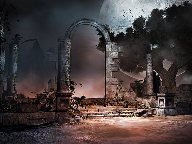 istock Ruins of ancient tomb 495783730