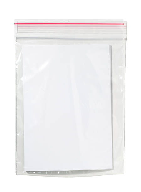 istock Blank card in Nylon bag , Isolated on white 495783877