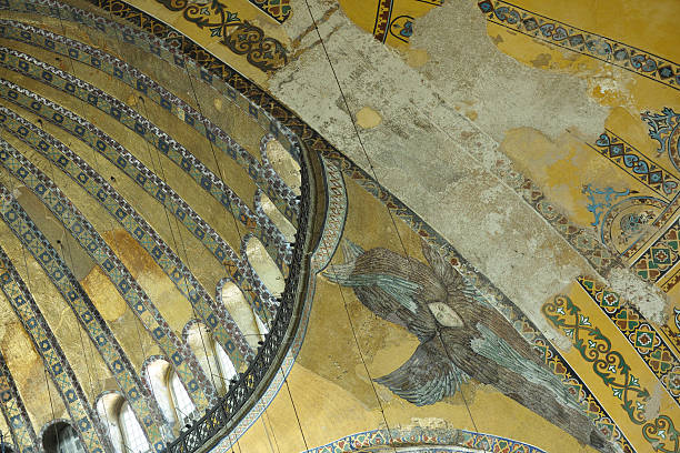 istock Ancient Seraphim Mosaic in Hagia Sophia 495784838