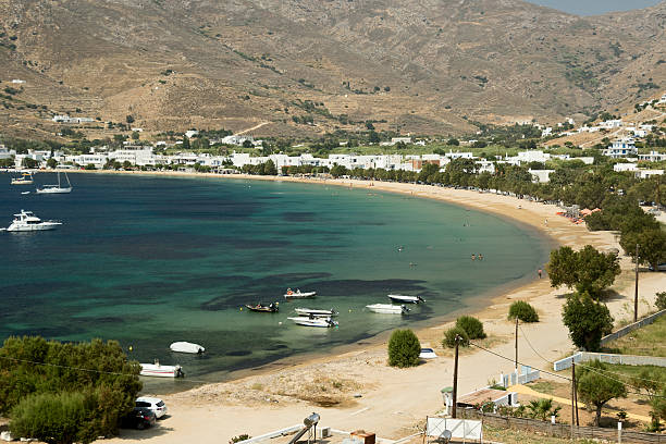 Livadi Beach, Serifos Island stock photo