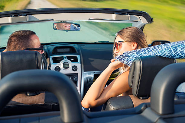 istock Enjoying your life in a cabriolet car 495800506