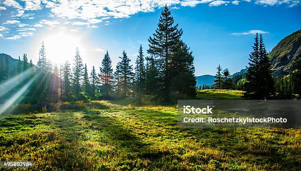 Sun Rays On My Face Colorado Rocky Mountains Stock Photo - Download Image Now - Colorado, Mountain, Springtime