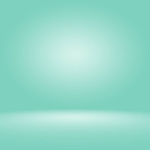 istock Smooth Retro Light green Studio well use as background,business 495804222