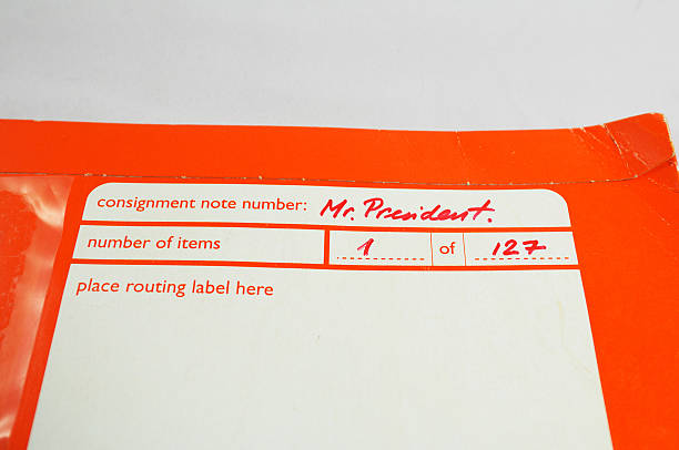 Consignment Note Label Carton 30+ Consignment Note Stock Photos, Pictures & Royalty-Free Images - iStock