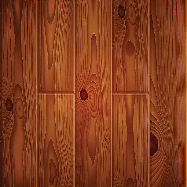ilustraciones, imágenes clip art, dibujos animados e iconos de stock de placas de textura de madera realista marrón - lumber industry timber tree redwood