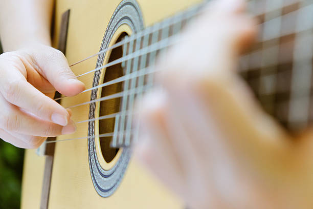 istock Man playing his acoustic guitar 495808744