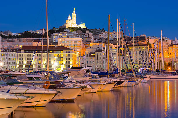 istock Port in Marseille at a summer night 495809760