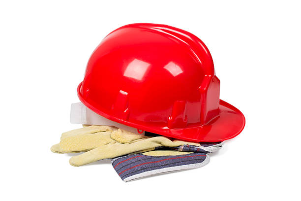 istock Protection helmet and gloves 495811063
