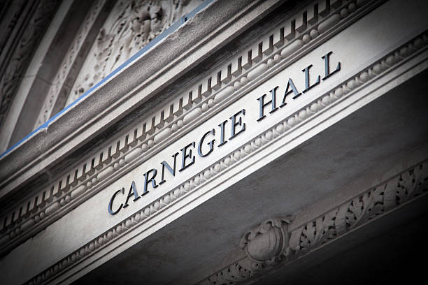 Carnegie Hall New York City stock photo