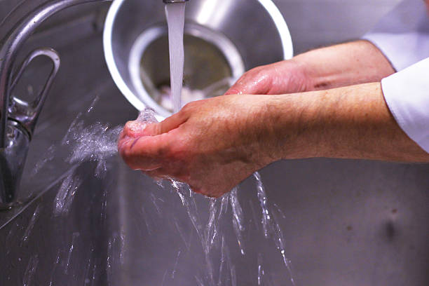istock Hands cleaning food 495812378