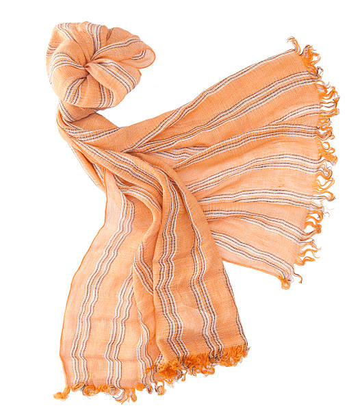 istock orange cotton scarf 495814745
