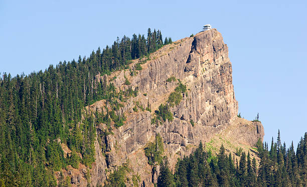 istock Historic Structure High Rock Fire Lookout Sawtooth Ridge Washington 495814761